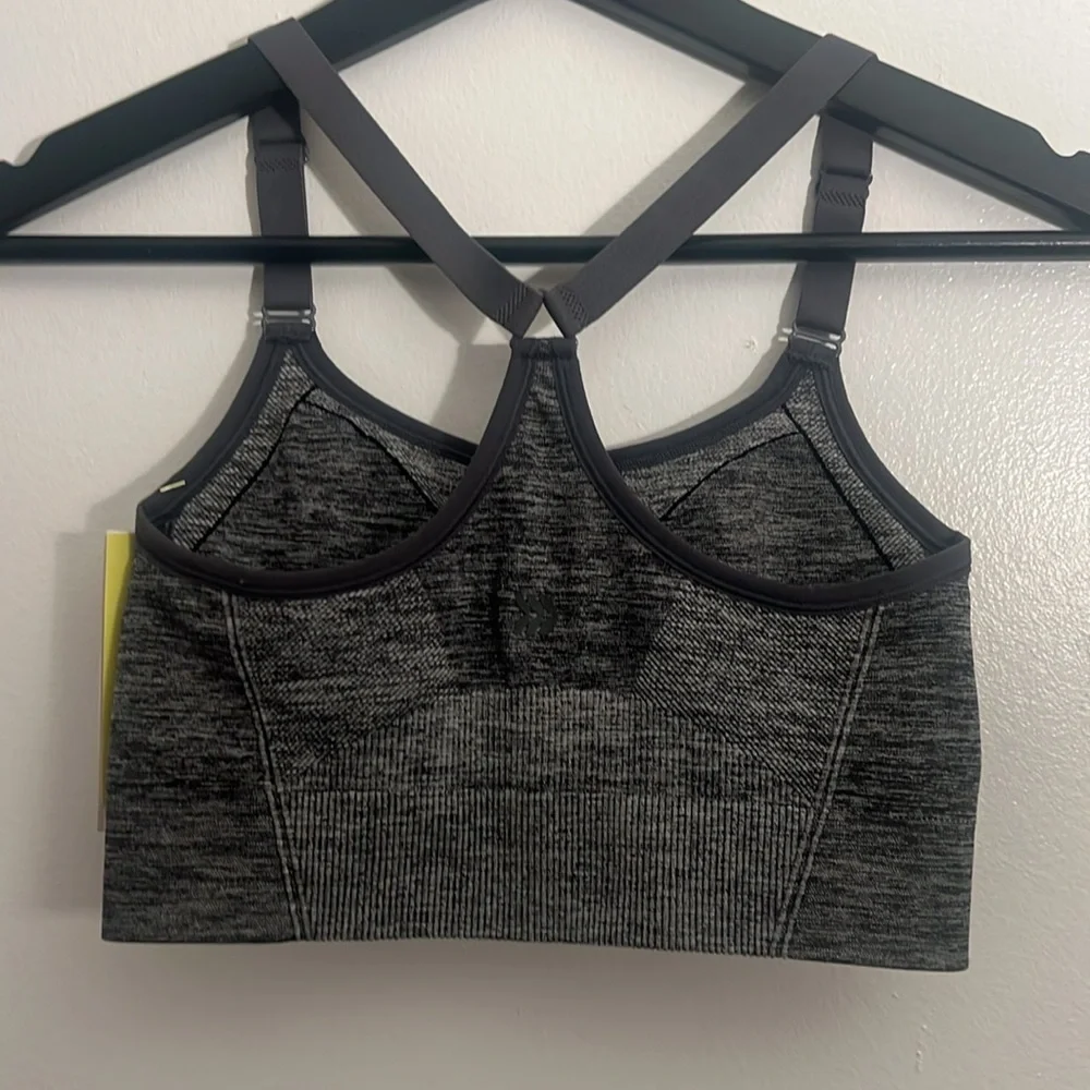 All in Motion Charcoal Sports Bra - Picture 3 of 4